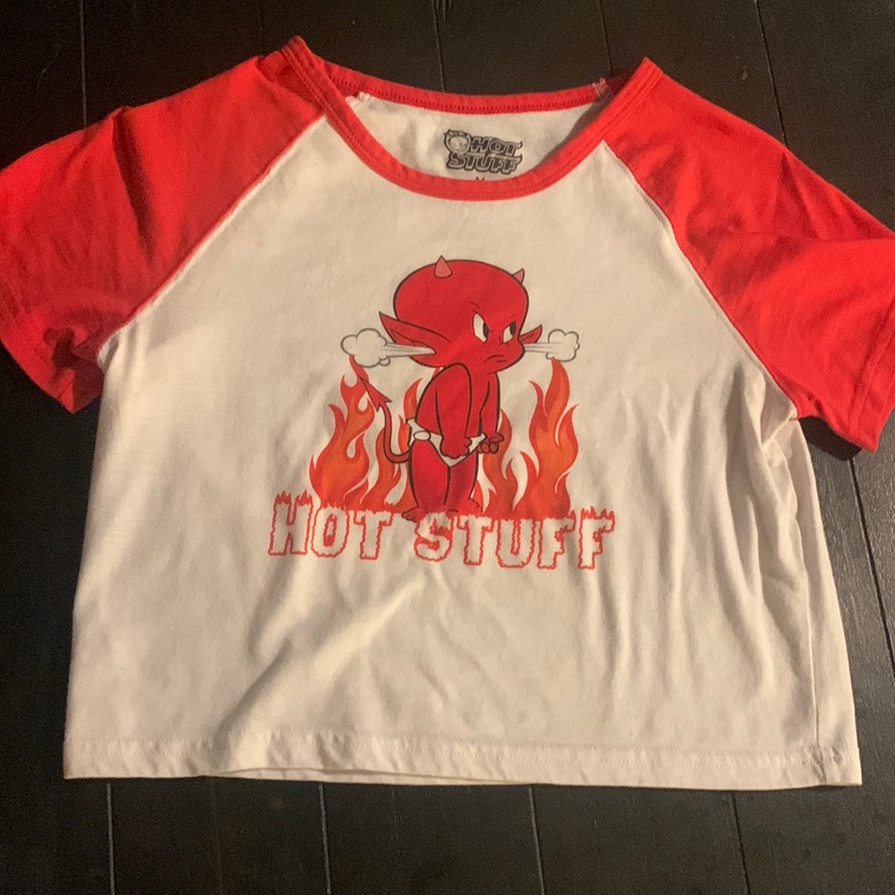Little devil medium cropped woman’s shirt